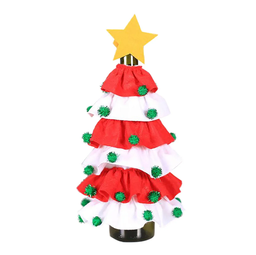 Рождественская елка липкий шарик для волос пять звезд бутылки вина набор свитер