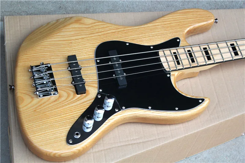 2021 Высококачественная электрическая бас-гитара 4-струнная пепельный корпус