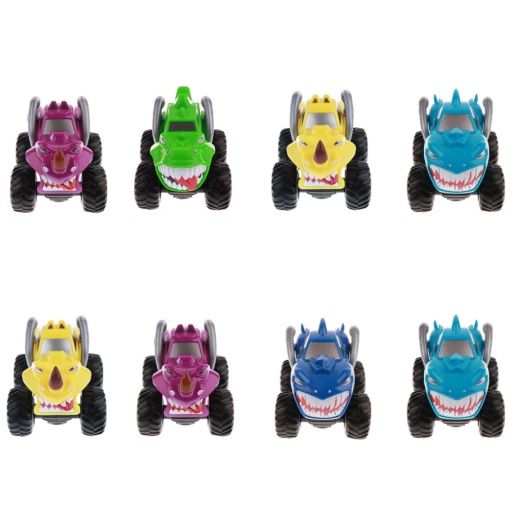 

Monster Friction Powered Truck Vehicles Pulling Back Car Toys