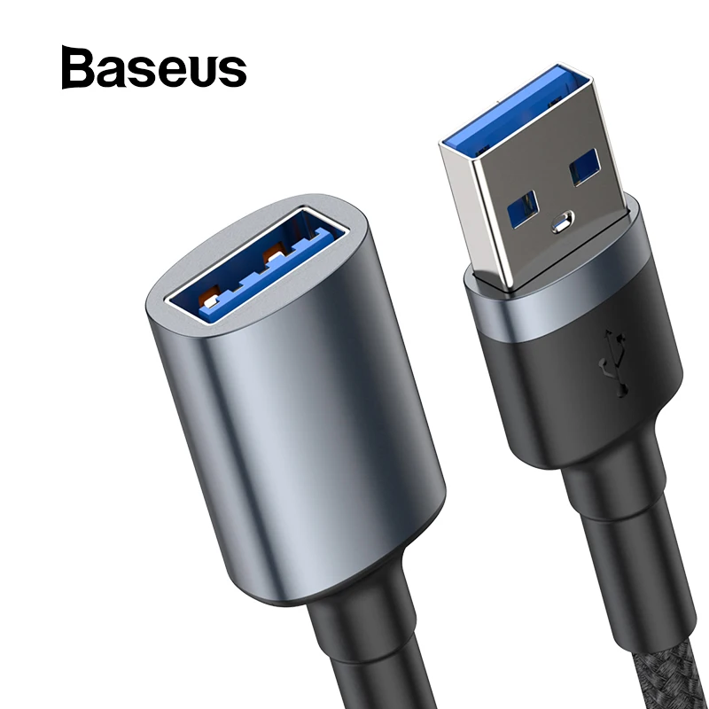Baseus USB кабель-удлинитель USB 3,0 кабель для USB 3,0 Micro USB OTG кабель для Smart tv PS4 HDD USB 3,0 кабель для передачи данных