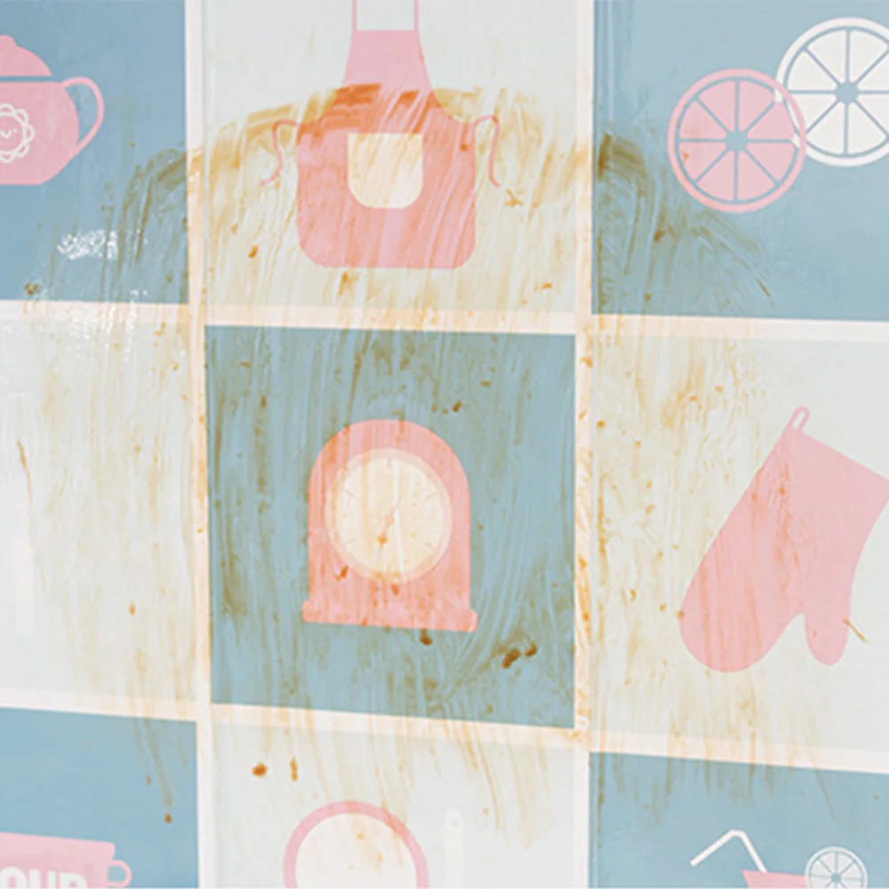 

1PC Hood Anti Oil Wall Sticker Kitchen Oil Resistant Utensils Self Adhesive Sticker Household Stove Tile Wall Decals Home Decor