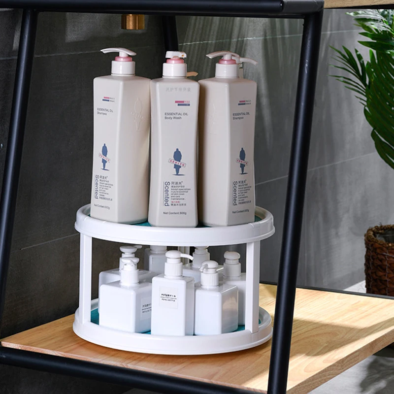 123 tier rotating spice rackshelflazy susan turntable for pantry cabinetrefrigerator kitchen spice bottlejar organizer free global shipping