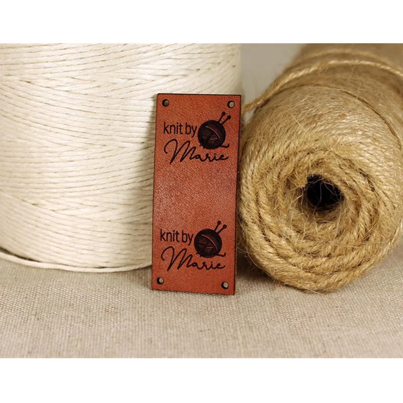 55 шт персонализированный кожаный шить на одежная этикетка для при изготовлении