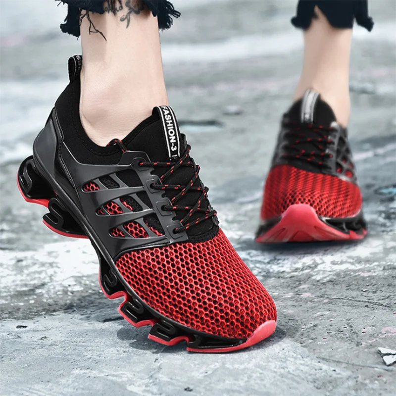 

Air Cushion Men Sneakers Breathable Casual Shoes Men Mesh Non-Slip Sports Shoes Outdoor Trainer Footwear Blades Tenis Masculino