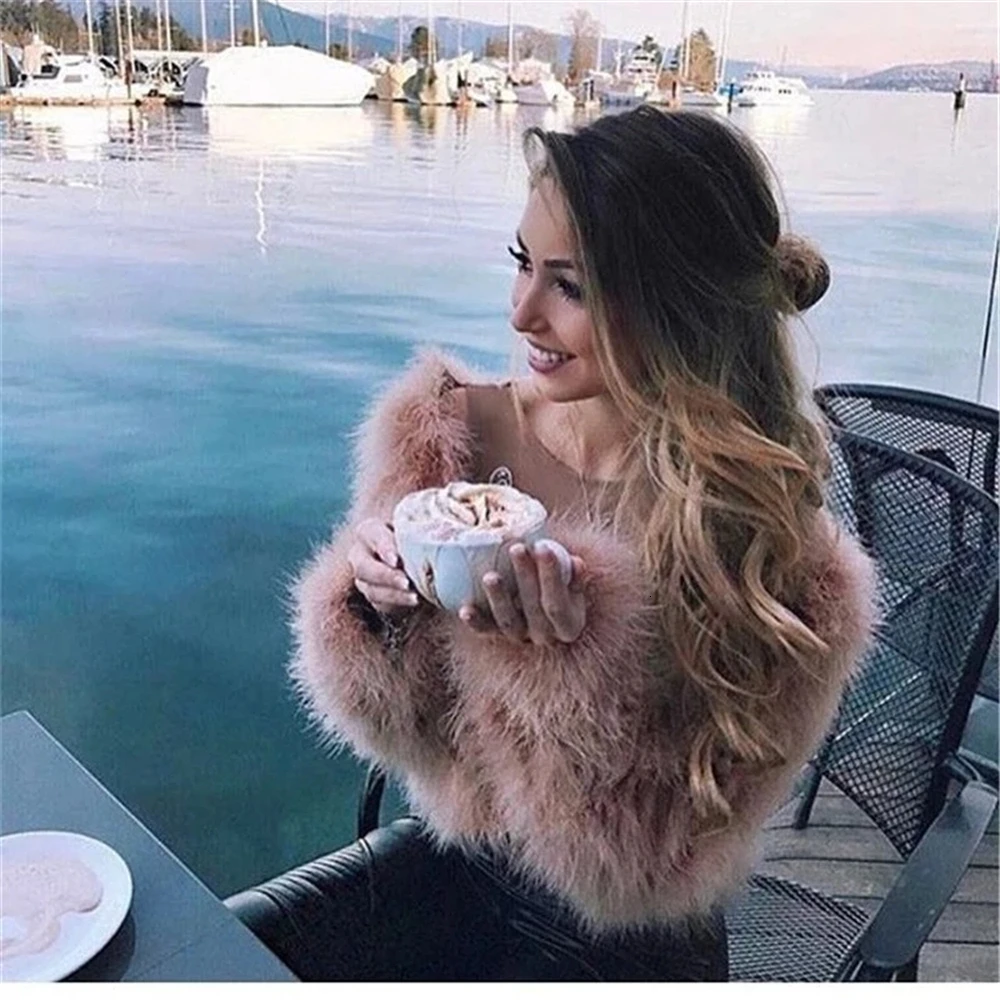 TOPFUR 2019 черная шуба из натурального меха женская меховая куртка пальто кожаная с