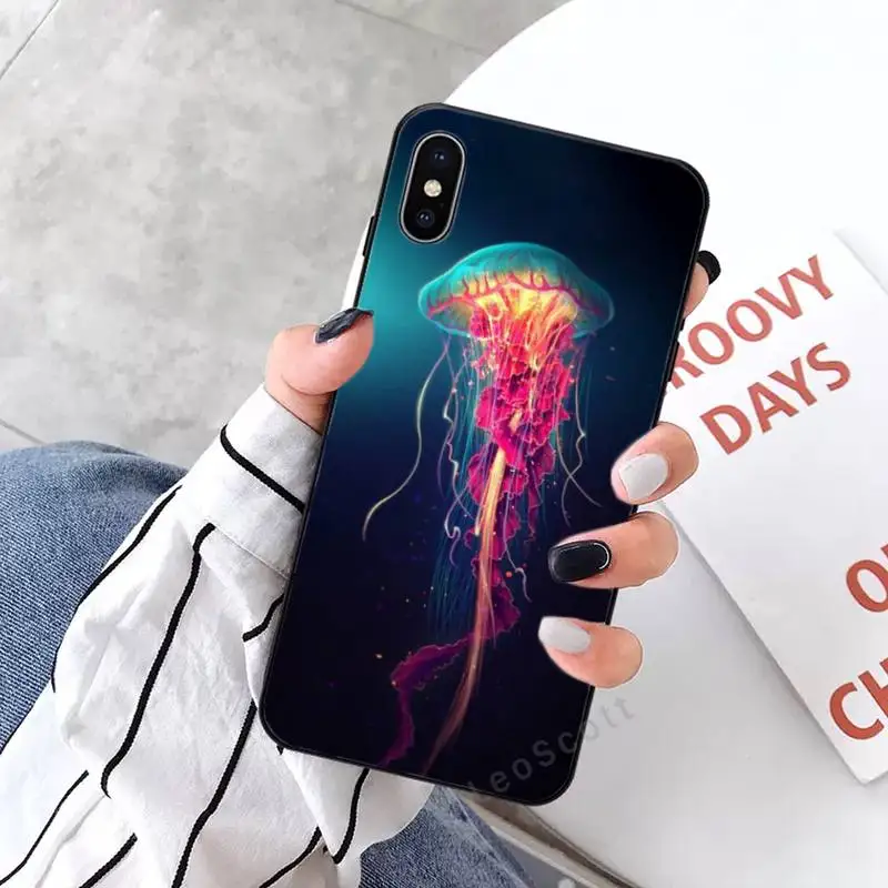 

jellyfishes Phone Case for iPhone 11 12 mini pro XS MAX 8 7 6 6S Plus X 5S SE 2020 XR