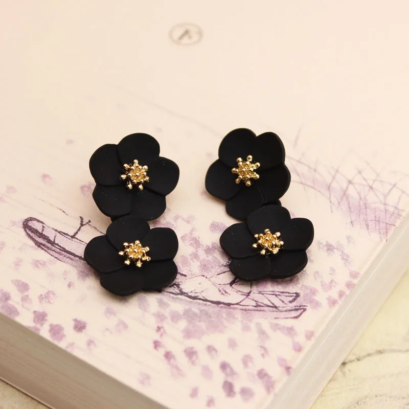 Серьги с блестящими боками женские модные ювелирные украшения в Корейском стиле