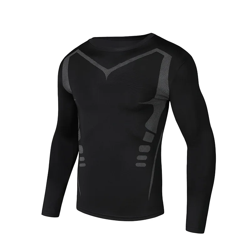Быстросохнущие мужские футболки для бега компрессионные колготки майка