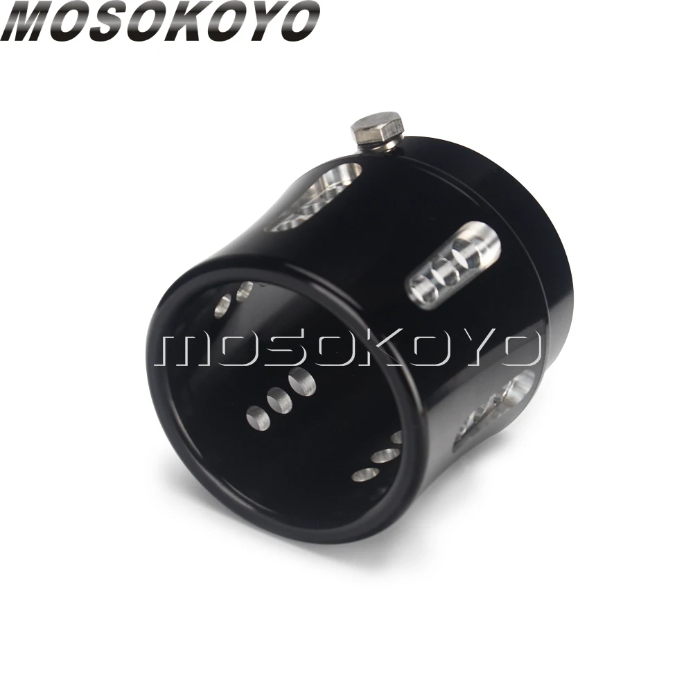 Мотоцикл 2 5 &quotпрямой выхлопной трубы наконечник крышка Кафе Рейсер для Harley Chopper