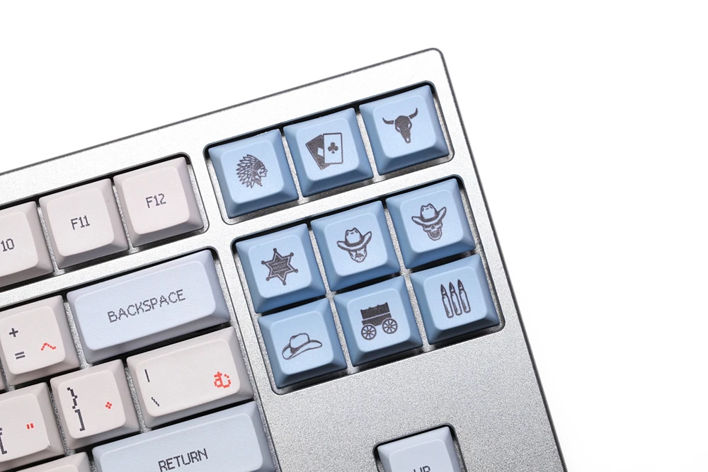 west world 12 key cowboy pbt dye sub keycap xda profile for mechanical keyboard xd64 gh60 87 tkl 104 108 ansi xd96 xd84 jj40 50 free global shipping