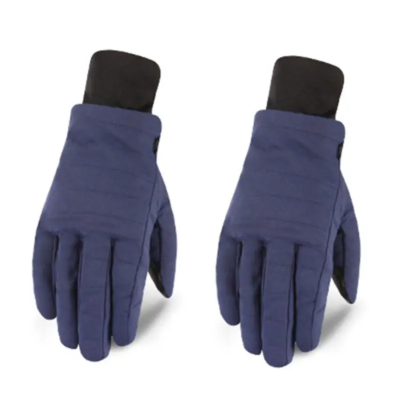 

Women Winter Waterproof Snow Ski Gloves Colored Stripes Thermal Non-Slip Mittens