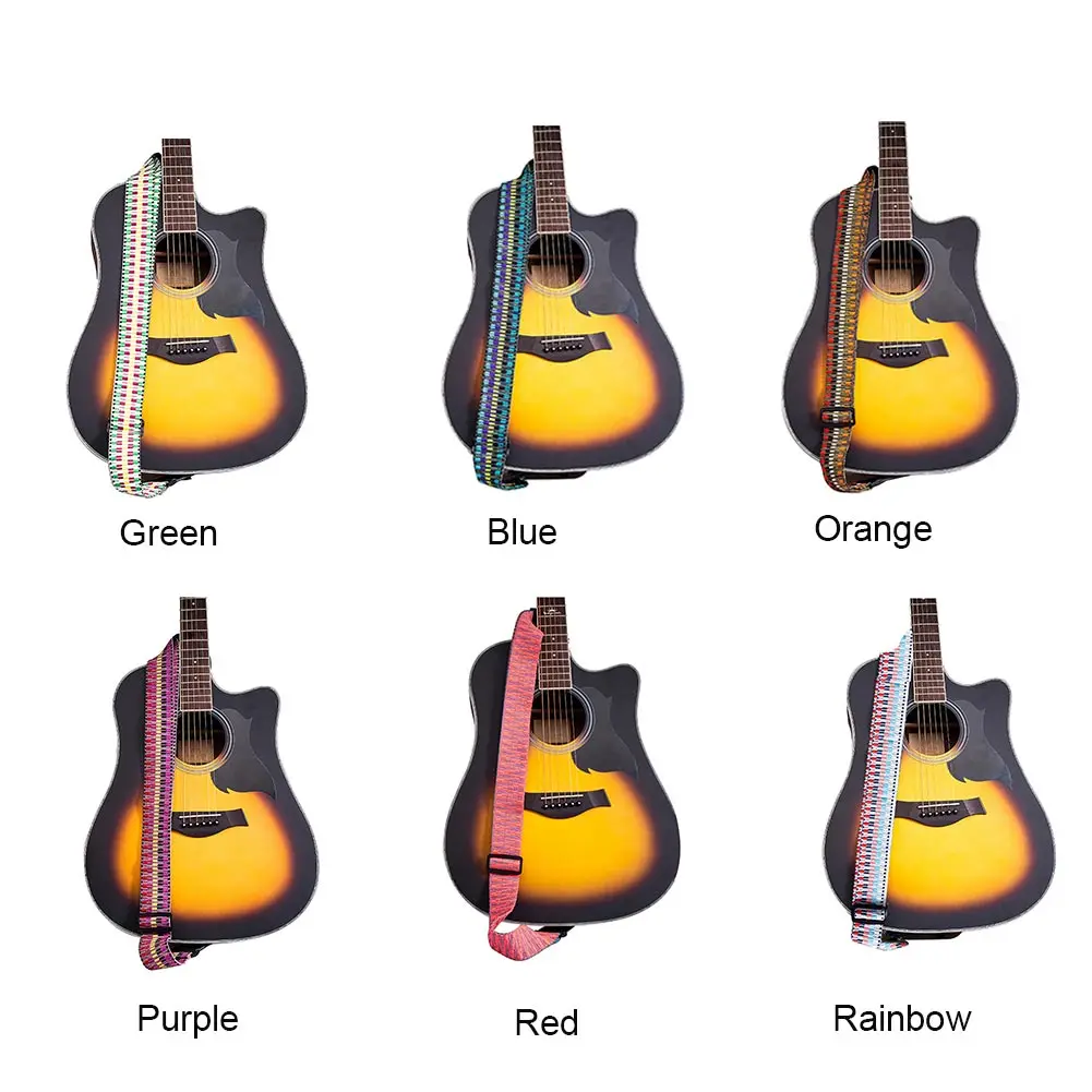 Ремешок для укулеле Baritone смесь хлопка цветной винтажный мягкий наплечный