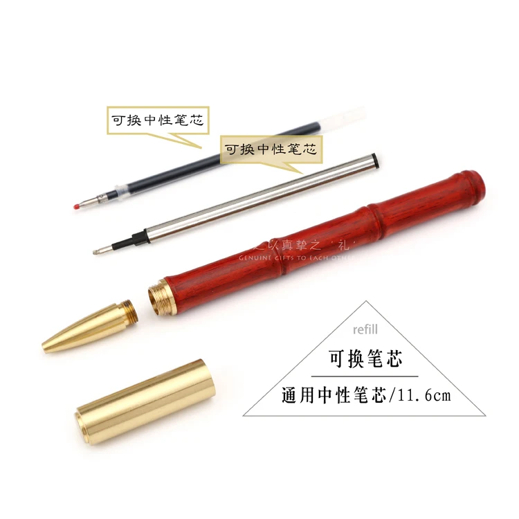 Соединитель в виде бамбука нейтральная латунная ручка для работы офисе