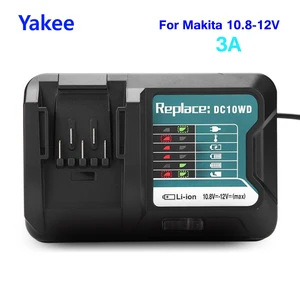 for makita tool batterys charging 10 8v 12v 3a 40w for makita bl1015 bl1016 bl1021b bl1041b 40w fast charger dc10wd free global shipping