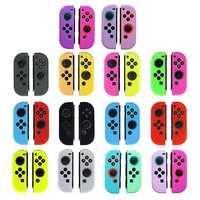1pair soft silicone rubber skin case cover for nintend switch joy con controller for nx ns joycon protective anti slip cases