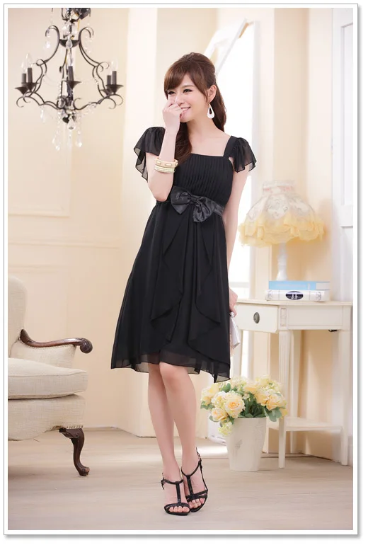 Летнее женское Модное шифоновое Плиссированное короткое платье большого