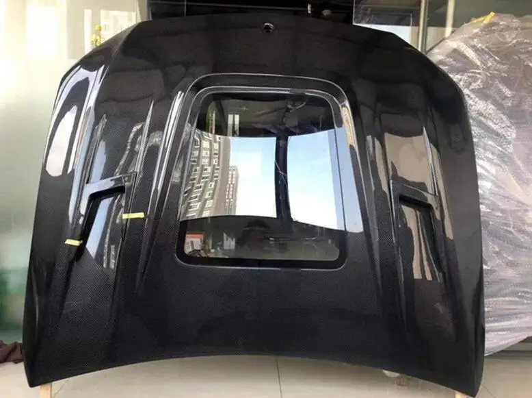 Передний бампер из углеродного волокна капот двигателя Крышка вентиляционного