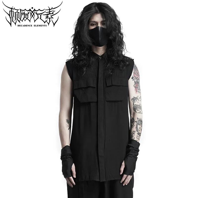 S-5XL ! 2020 New men's clothing Hair Stylist GD Original Fashion Street personality draping cutting Shirt Coat plus size costume