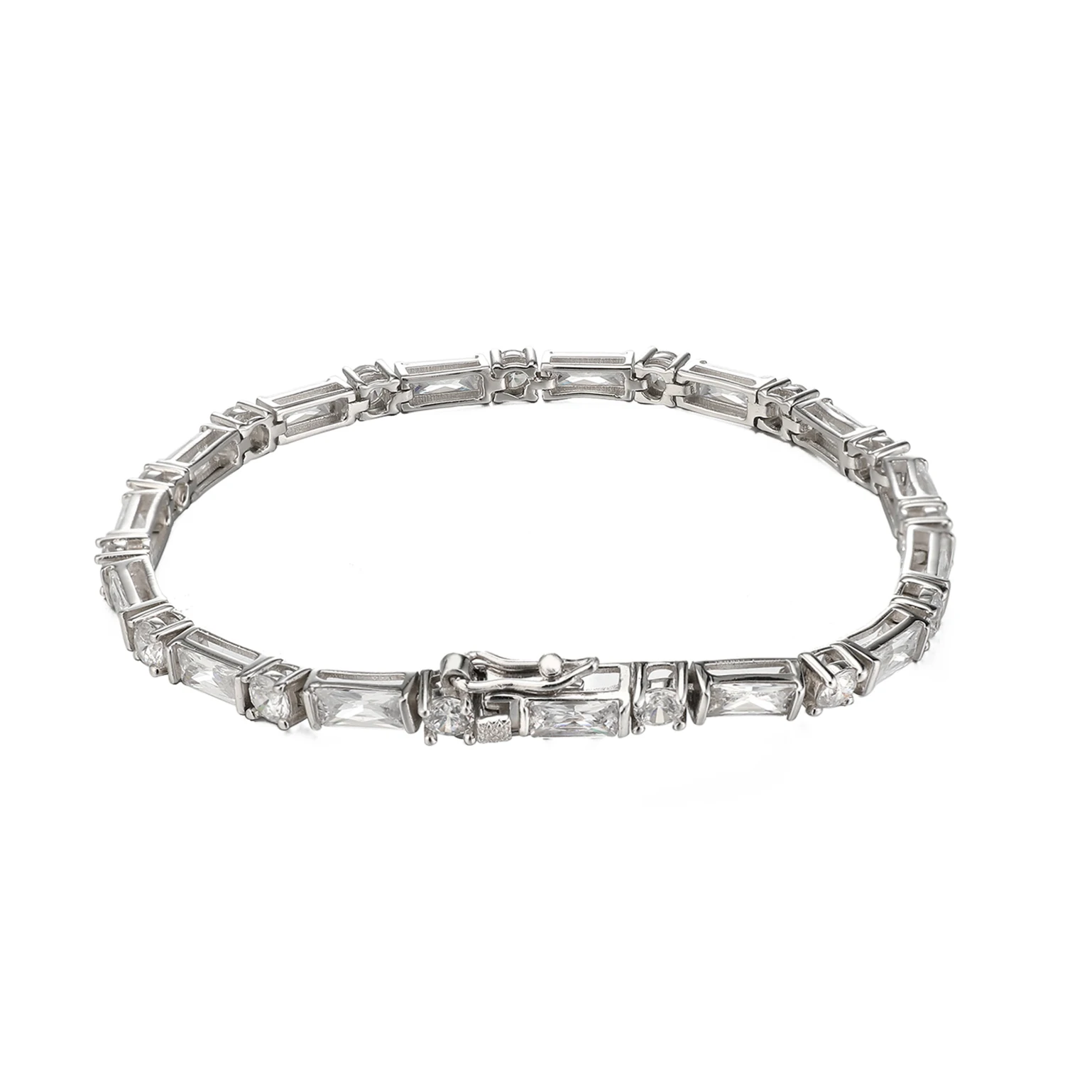 Браслеты из стерлингового серебра 925 пробы амулеты для женщин 3 5 карат ААА