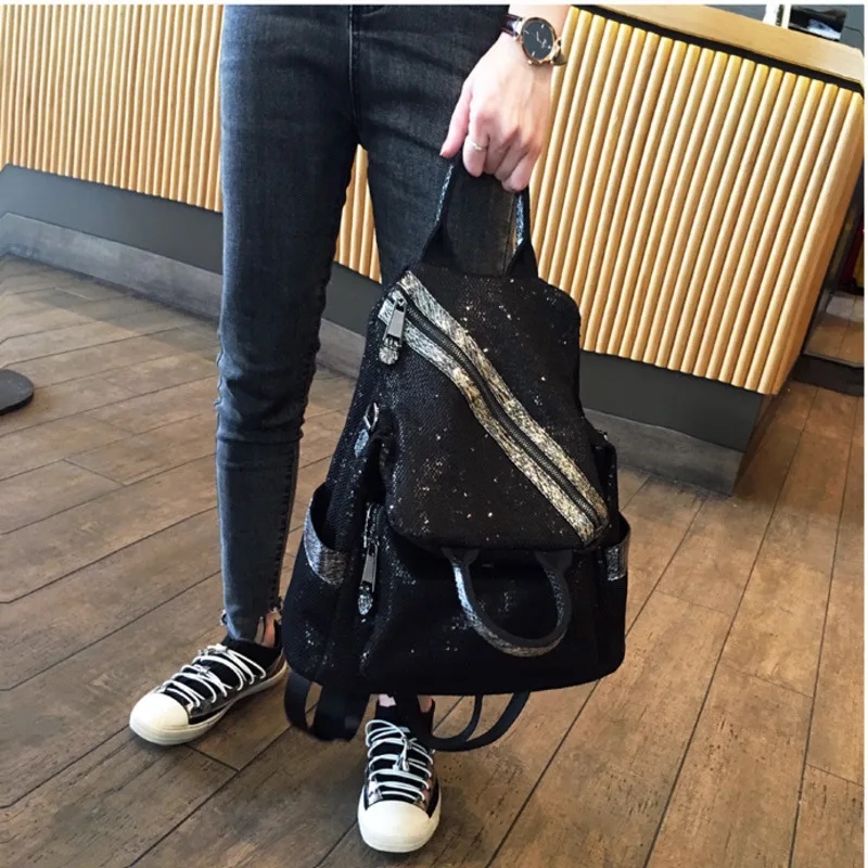 

Brand 2021 Trendy Sequins Handbags Fashion Diamond Personalized Women Women's Handbag Portable Large Capacity Shoulder Bag