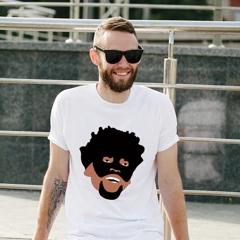 

Thanksgiving Day Masked Biid Party Oversized Tops Shirt Streetwear Hip hop T Shirts Manga Unisex Tees For Unisex