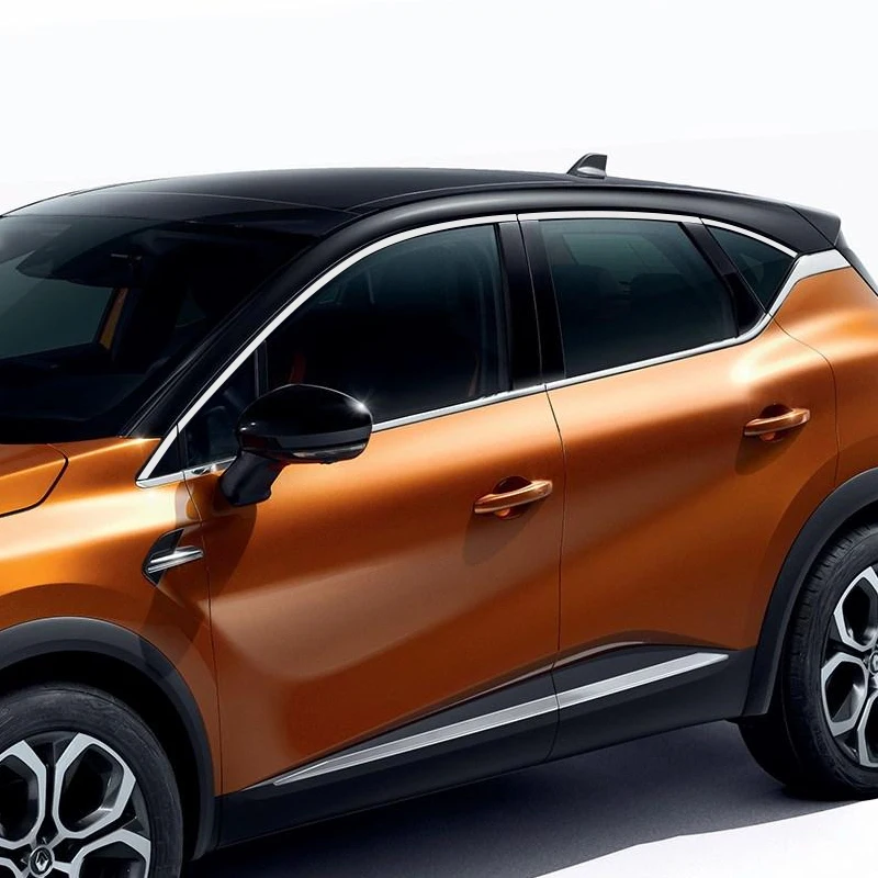 Стайлинг автомобиля полная оконная отделка для Renault Captur 2020 настоящее окно