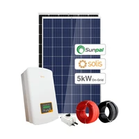 sunpal 5kw grid tie home solar power system 5 kw solar panel for home use