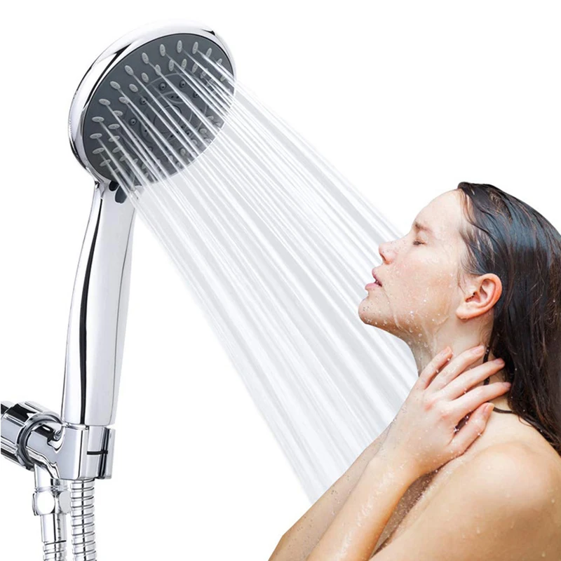 

High Pressure Handheld Shower Head Set with Powerful Shower Spray Multi-functions with Hose Kit BJStore