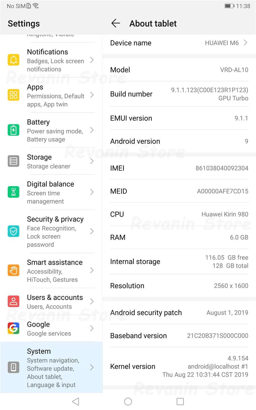 huawei Mediapad M6, 8,4 дюймов, 4 ГБ, 64 ГБ, wifi, планшетный ПК, Kirin980, четыре ядра, Android 9,0, Google play, 6100 мАч, type-C, 2560x1600