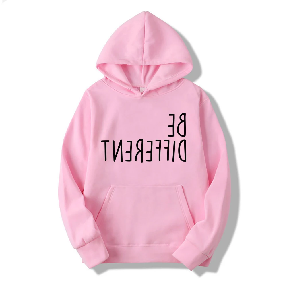 Смешные Толстовки со слоганом и надписью Be Different хипстерский свитшот в стиле