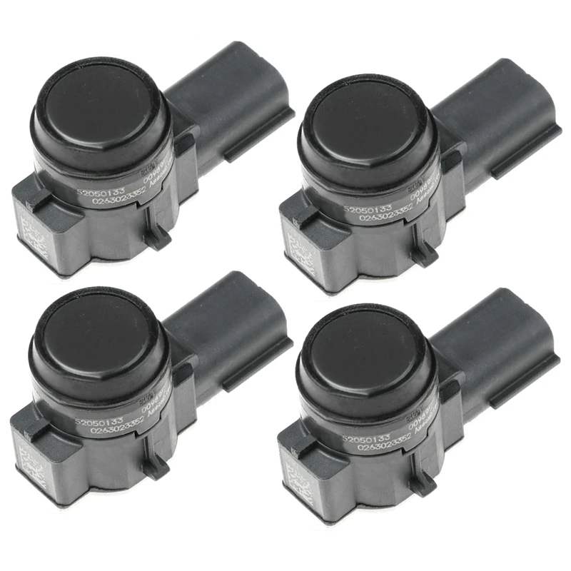 

NEW-4Pcs Car PDC Reverse Backup Parking Sensor Bumper Park Assist Detector for GM Cadillac Chevrolet Buick GMC Sierra Yukon