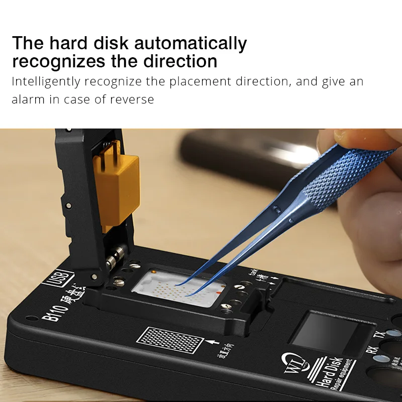 B110 Hard Disk Programmer Test For Apple iPhone 8-11Max-SE2 Bottom Read Write Untie WIFI Drive Trip Memory Expansion Tool | Инструменты