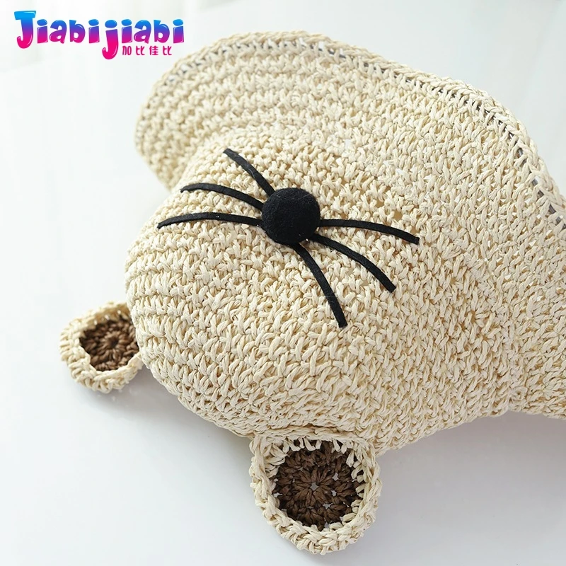 Панама летняя соломенная шляпа для детей маленьких мальчиков и девочек