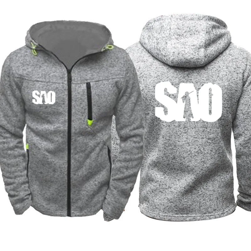 

SAO Sword Art Online jacket Men Harajuku HipHop Sweatshirt Anime Clothes Fleece Zipper Hoodies Tracksuit Male Casual Sportswear