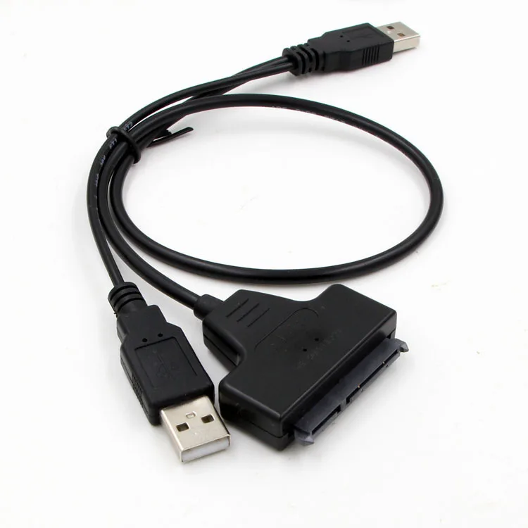 Кабель-адаптер SATA на USB 2 0-7 15-22pin Внешнее питание для жестких дисков 5 дюйма SSD HDD