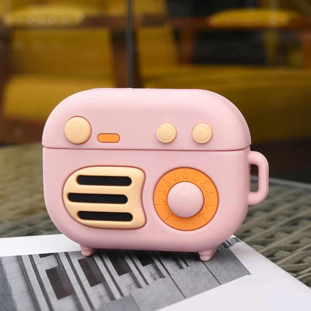 Мультяшный чехол для беспроводных Bluetooth наушников apple Airpods Pro роскошный