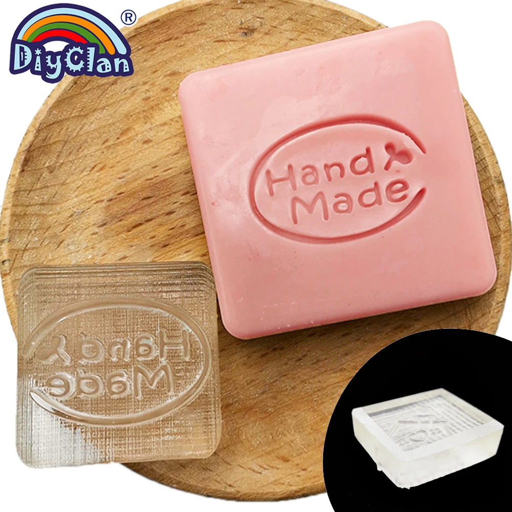 Простой стиль шаблон ручной работы мыло штамп глава DIY Ручная работа акриловая