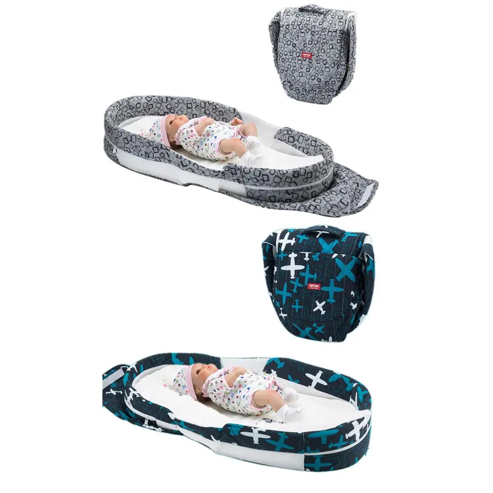 Переносная съемная и моющаяся Колыбель для новорожденных мягкая хлопковая