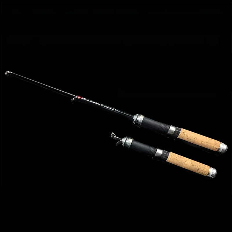 

Winter Shrimp Ice Fishing Rod Pole Portable Winter Fishing Rods Spinning Casting 3 Sections Fish Pole 60cm