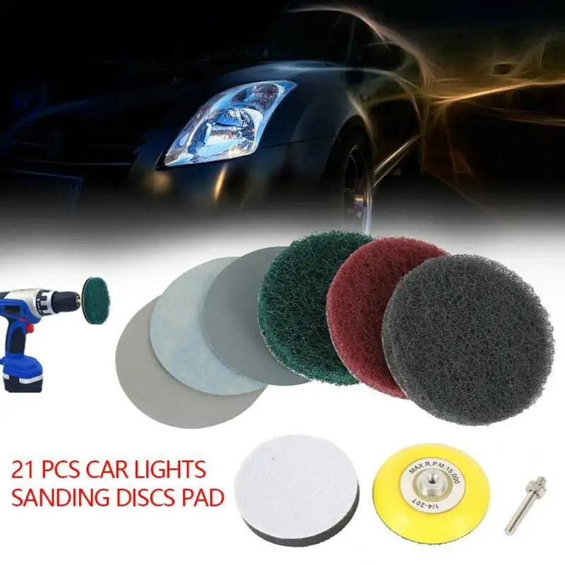 

Waxing Pad 21PCS Polishing M16 Bit Adapter Cleaning For Polisher Drill