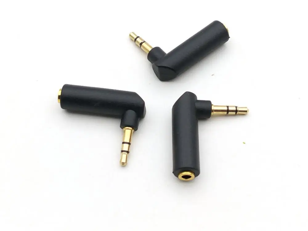 100 шт. Позолоченный разъем 90 градусов 3 5 мм стерео | Обустройство дома