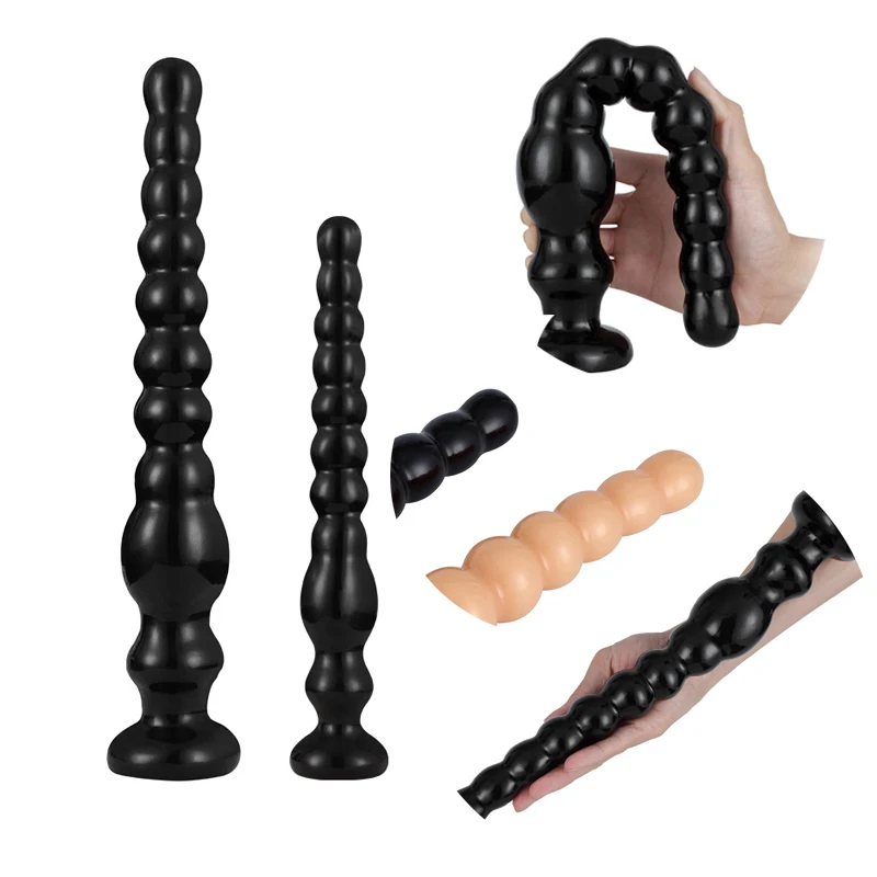 Large With Suction Cup Anal Beads Sex Toys For Women Men Lesbian Dildo Butt Plugs Male Prostate Massage Female Anus Expansion