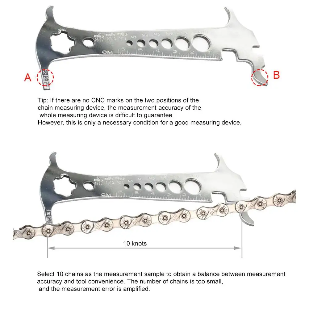 6 в 1 велосипедная цепь Checker MTB дорожный велосипед ДАТЧИК Инструмент