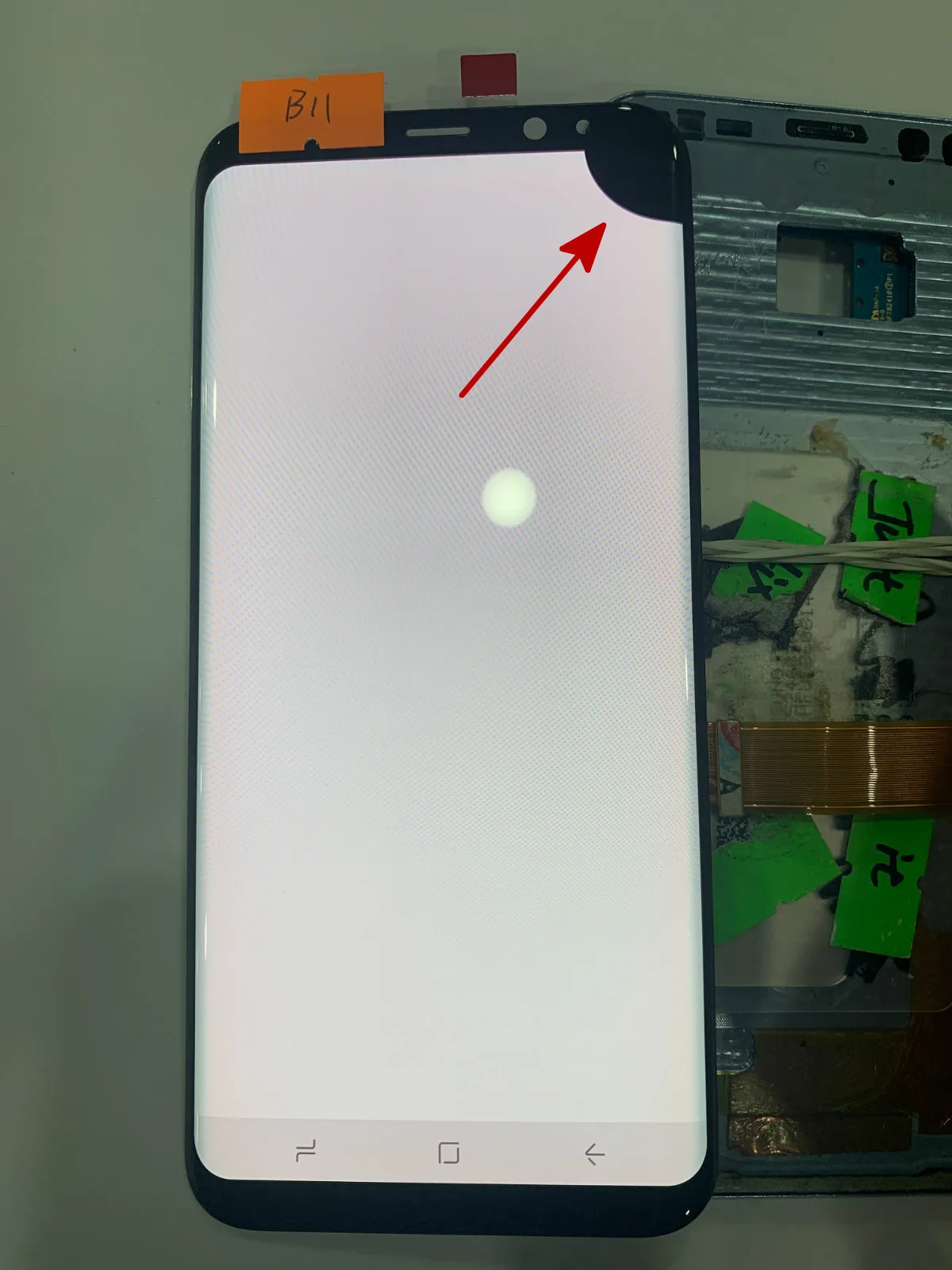 Super AMOLED для samsung Galaxy S8 plus S8+ G955 G955F g955u S8plus дефект ЖК-дисплей с сенсорным экраном дигитайзер 6,2'' - Цвет: B11