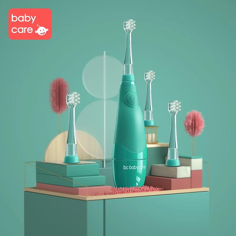 Babycare 3 шт. Съемная насадка для зубной щетки светодиодный свет Водонепроницаемый