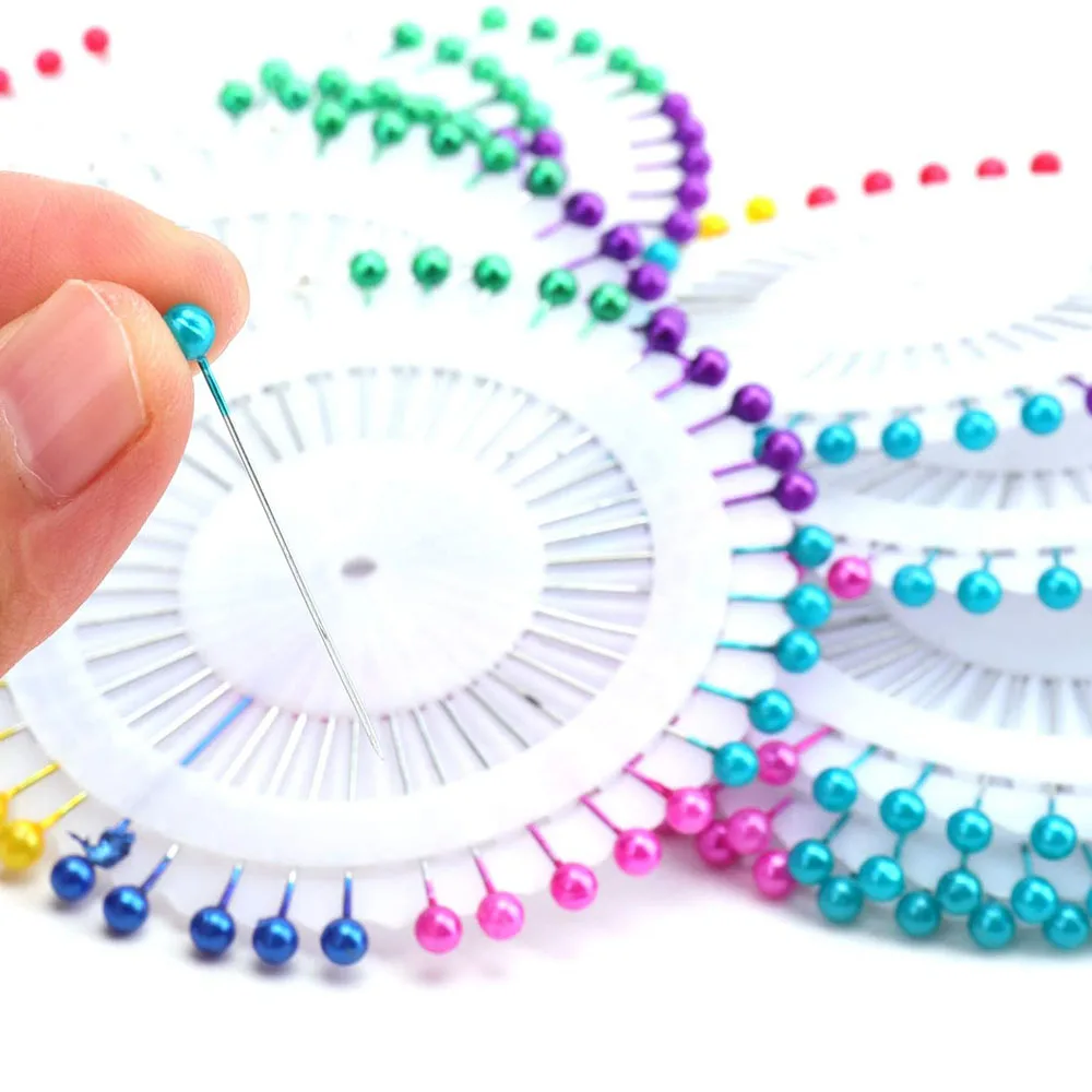 200/40Pcs Multicolor Straight Pins Quilting Pearl Head Sewing for Dressmaking Jewelry Crafts Making Supplies |