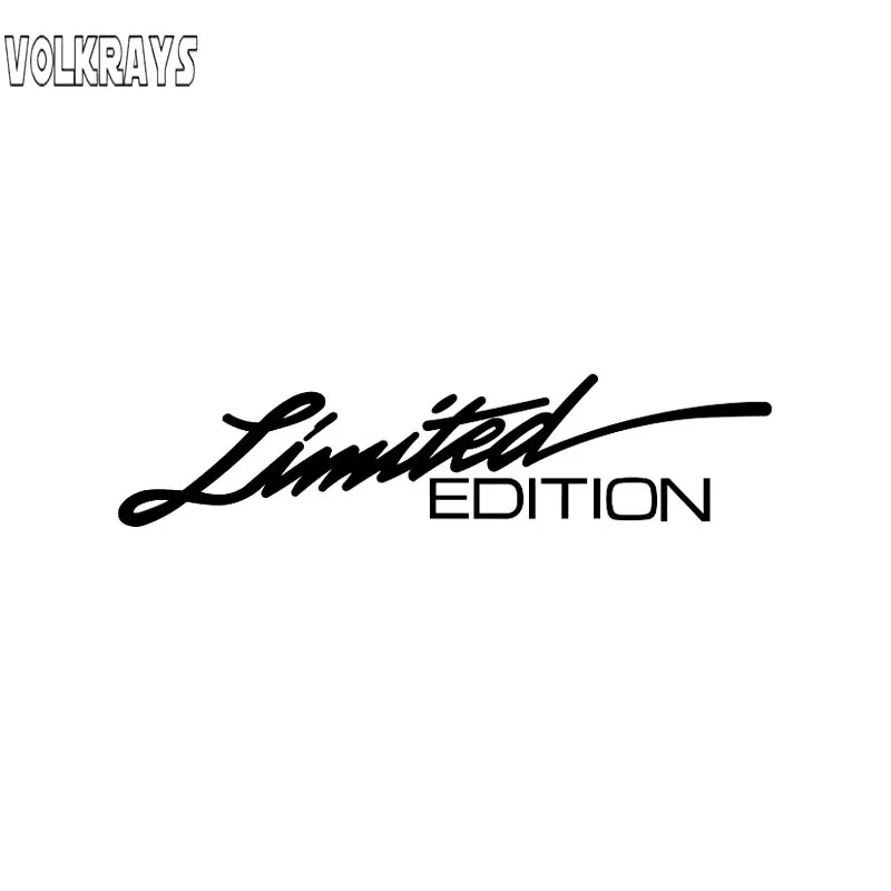 

Аксессуары Volkrays креативные автомобильные Стикеры, ограниченная серия, светоотражающая Водонепроницаемая Солнцезащитная ПВХ наклейка, чер...