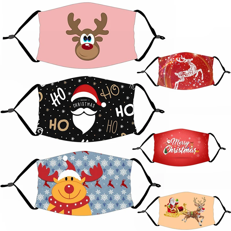 Рождественская маска Санта Клаус Лось рождественские украшения для дома 2020