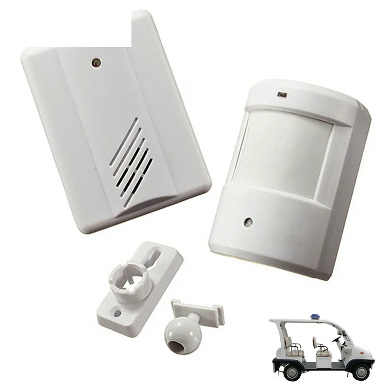 

Wireless Infrared Alarm Door Bell Driveway Patrol Garage Infrared Wireless Doorbell Alarm System Motion Sensor