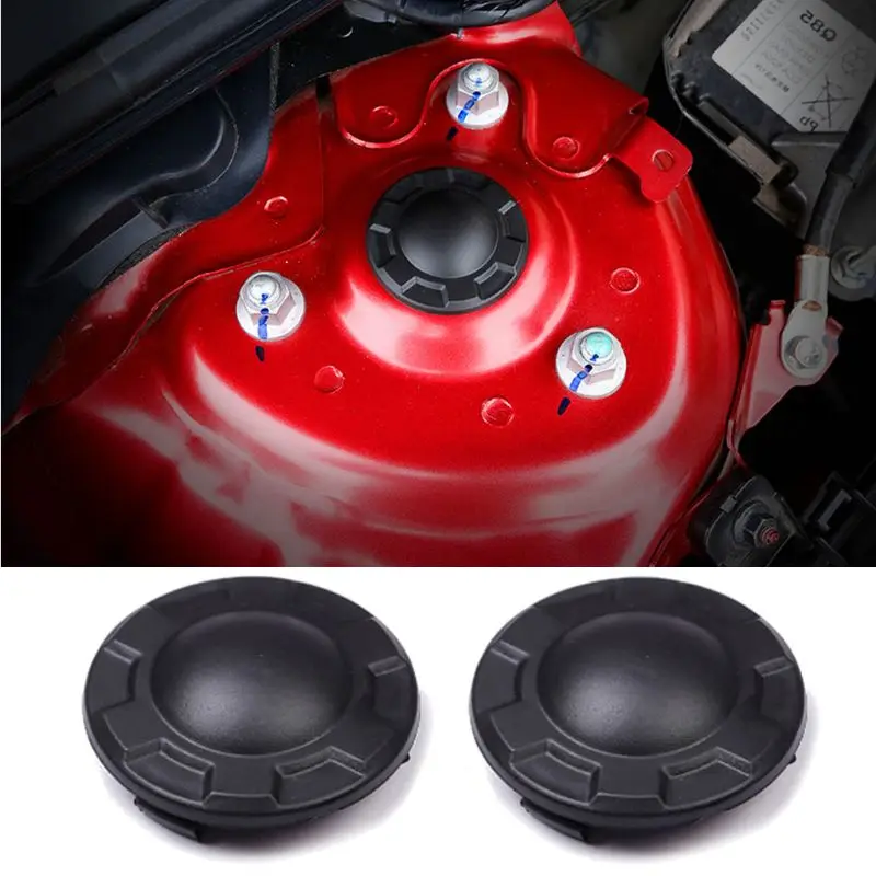 2PCS Car Shock Absorber Trim Protection Cover Waterproof Dustproof Cap